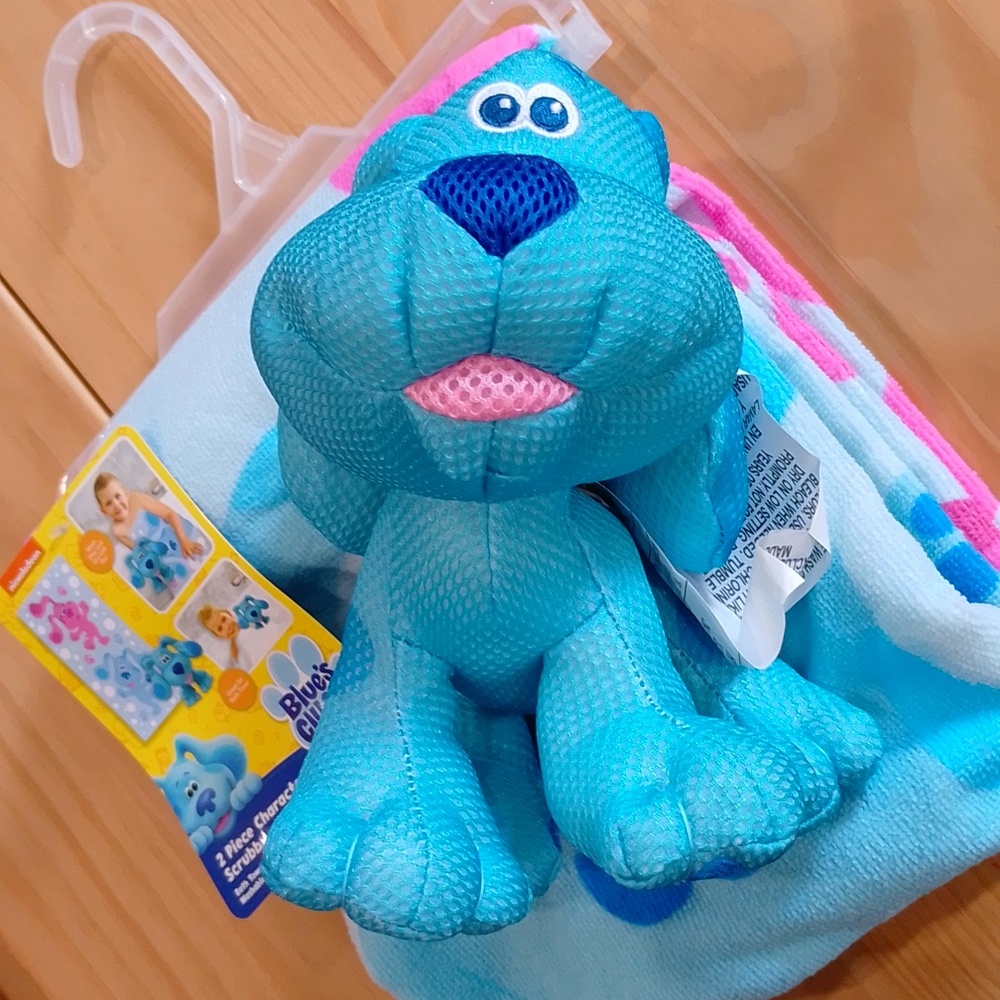 Blue's Clues Scrubby Figure Doll and Bath Towel Set